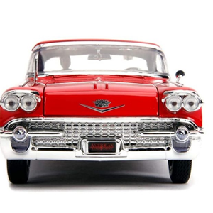 اسباب بازی ماشین فلزی کادیلاک Cadillac1958 و فیگور فردی کروگر با مقیاس 1:24_اسباب بازی